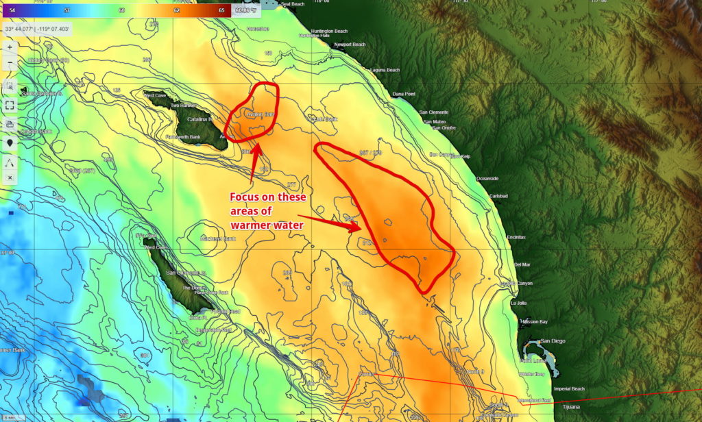 SatFish sea surface temperature (SST) for Southern California