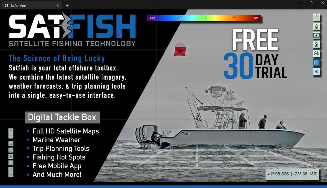 Satfish satellite fishing maps free trial